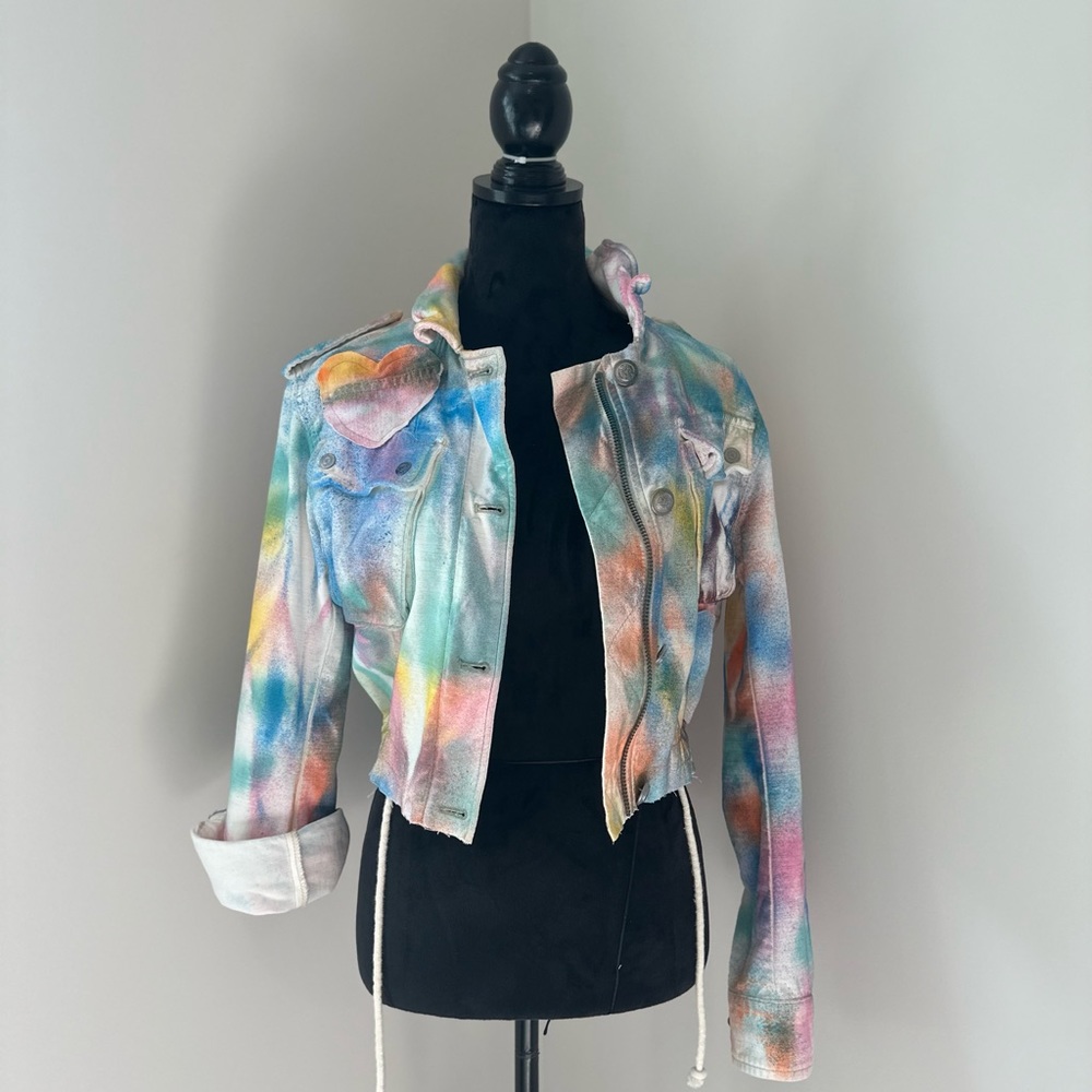 Hand painted jacket